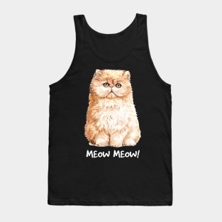 Funny cat Tank Top